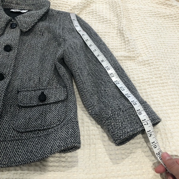 DKNYC Black Speckled Wool Blend Miniskirt Suit Set Sz. 4 - Picture 11 of 12